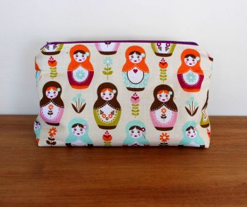 A Dorset Patchworks Bits and Bobs  Pouch (Matryoshka dolls)