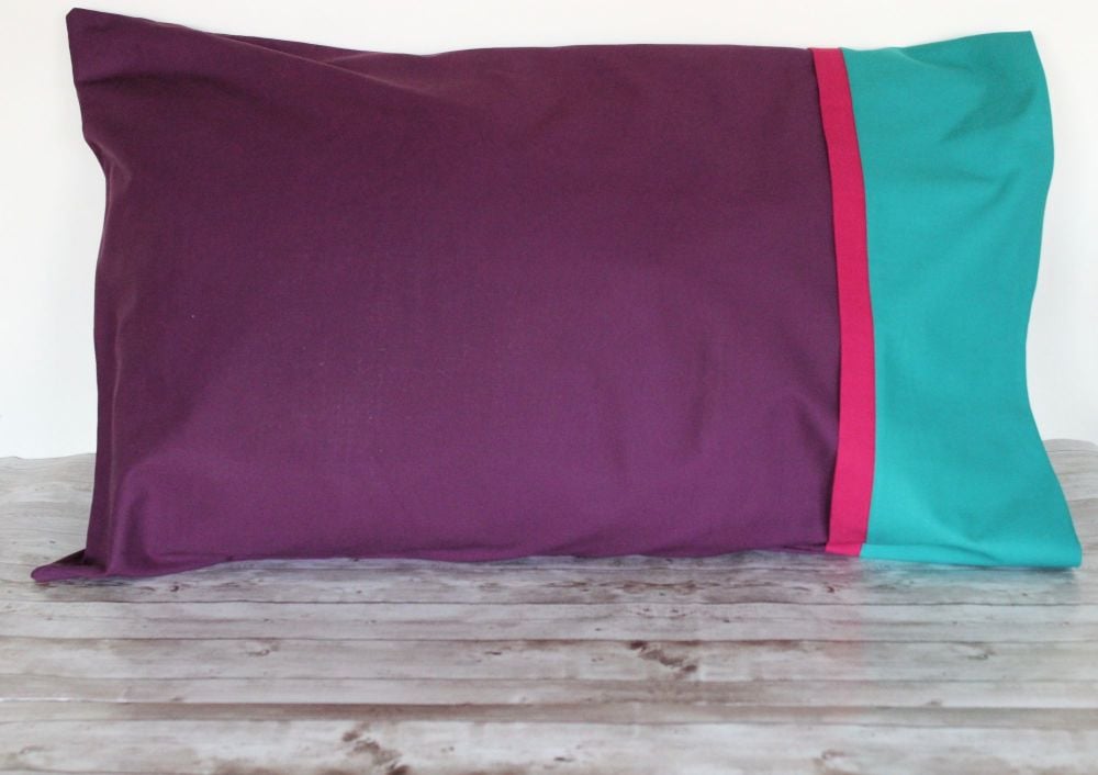 Pair of Pillow Cases (Eggplant)