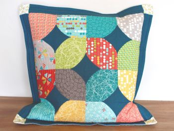 Mixed Bag Bow Tie Quilted Envelope Cushion