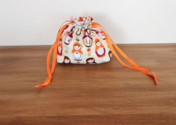 Matryoshka Dolls Drawstring Gift Bag(1)
