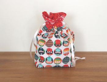 Christmas Drawstring Gift Bag - Nutcracker Christmas(1)