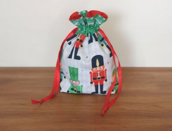 Christmas Drawstring Gift Bag - Nutcracker Christmas(2)