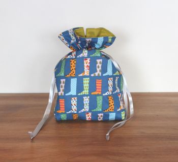 Walk In The Woods - Wellies Drawstring Gift Bag(2)