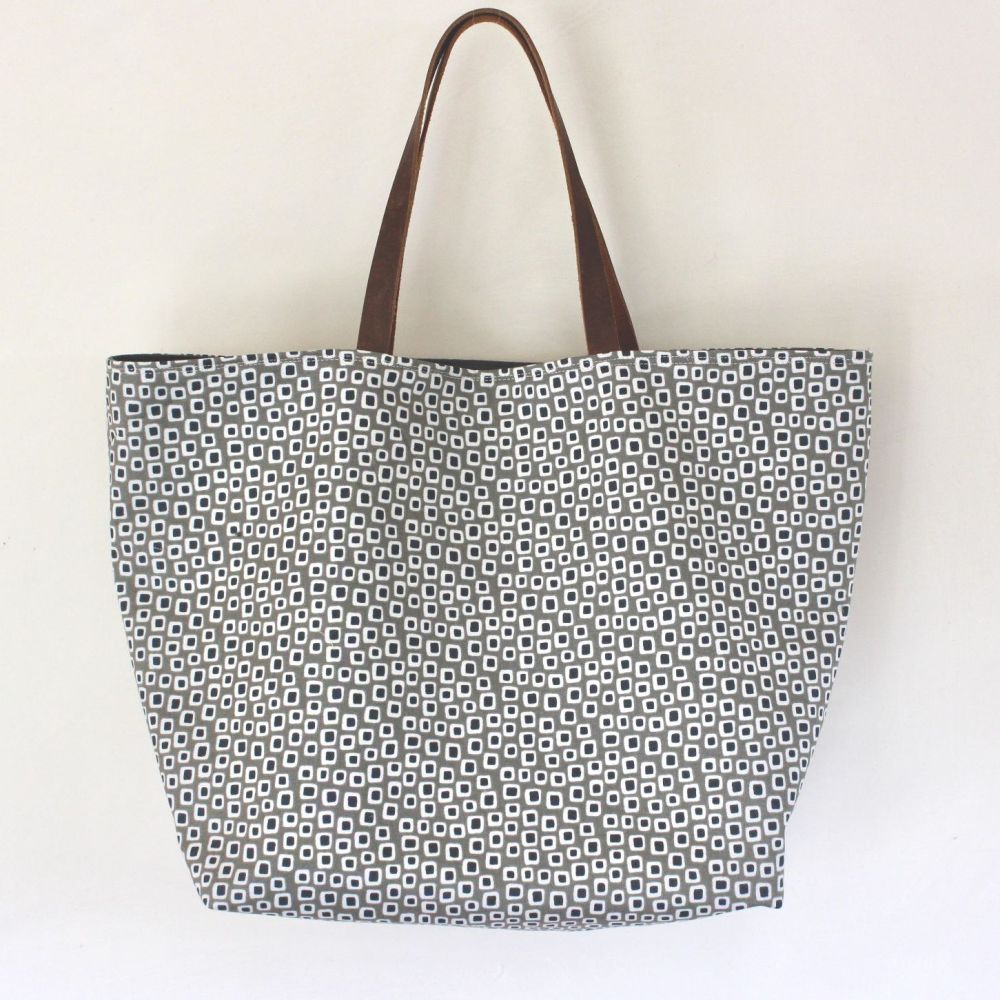 Small Library Silver Tote Bag