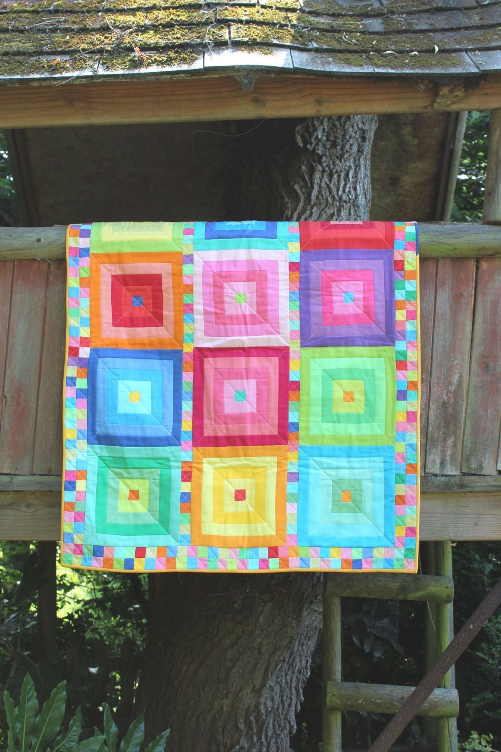 Bright Palette Baby Quilt/Play Mat(2)