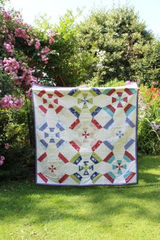 Blossom  Wheel Lap Quilt