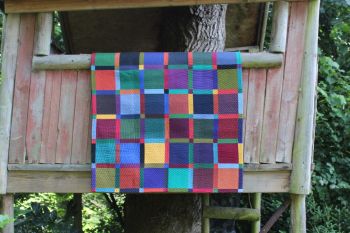 Dark Palette Baby Quilt/Play Mat/Wall Hanging