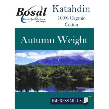 Bosal Katahdin 100%  Cotton Wadding - Autumn - 120"