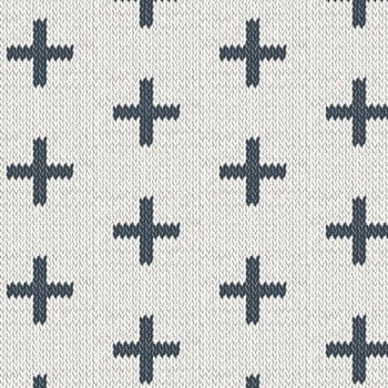 Art Gallery Fabrics - Chain Stitch Crosses from Hooked designed by Mister Domestic for AGF