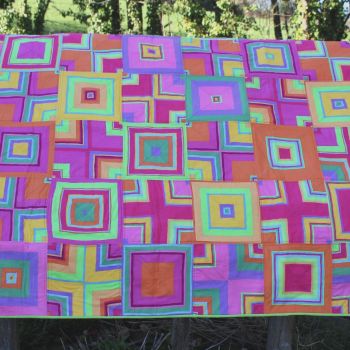 Not Too Shy Patchwork Quilt