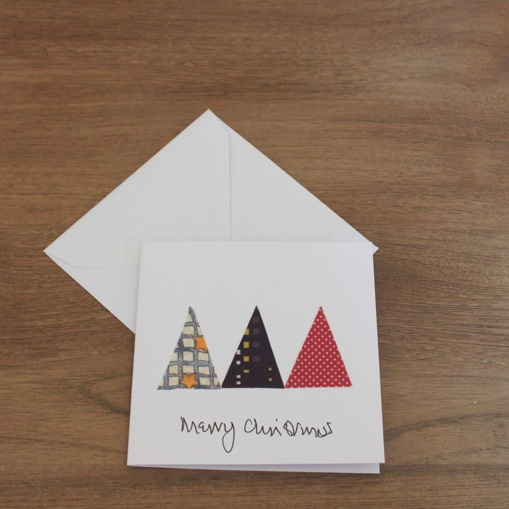 Handmade Christmas Card (Trees(1))