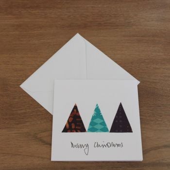 Handmade Christmas Card (Trees(2))