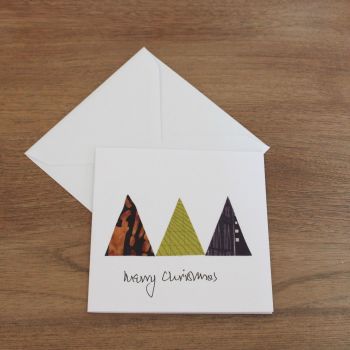 Handmade Christmas Card (Trees(4))