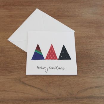 Handmade Christmas Card (Trees(10))