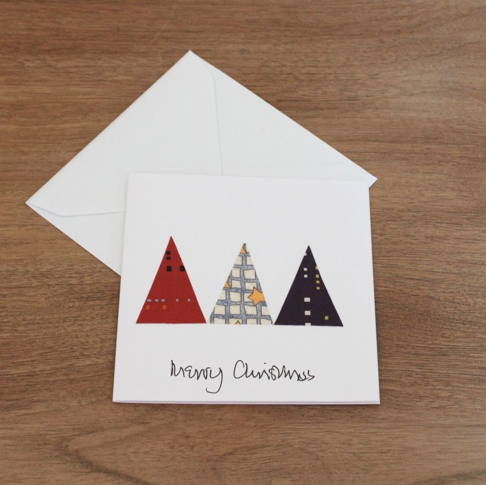 Handmade Christmas Card (Trees(14))