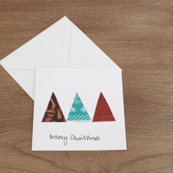Handmade Christmas Card (Trees(17))