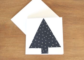 Handmade Christmas Card (Single Tree(1))