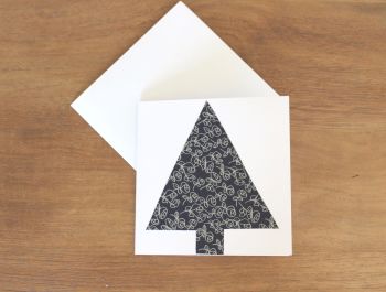 Handmade Christmas Card (Single Tree(2))