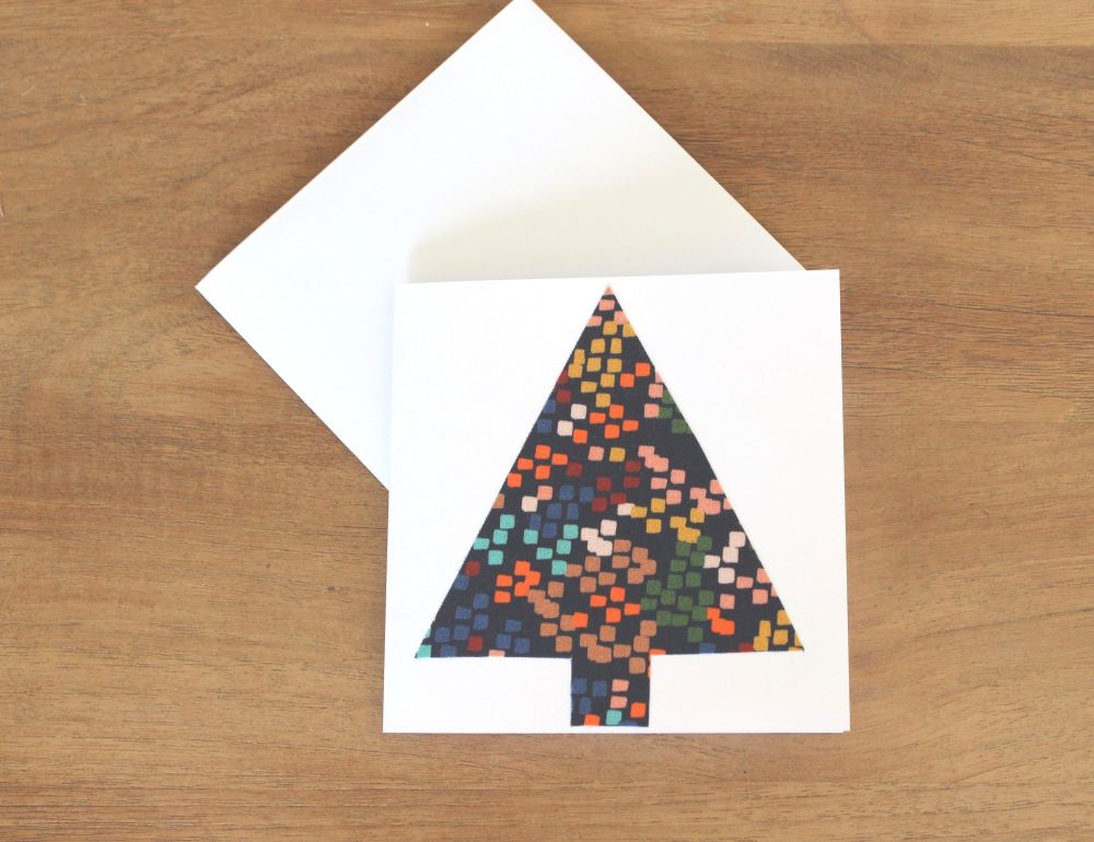 Handmade Christmas Card (Single Trees(5))