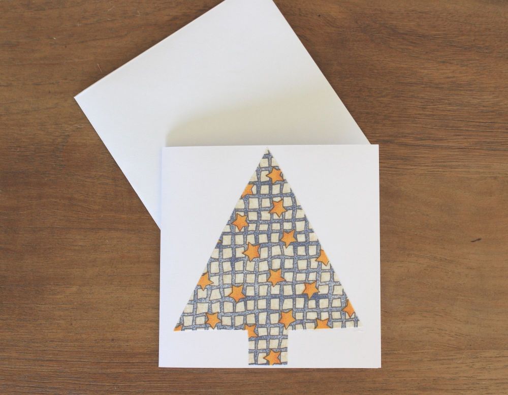 Handmade Christmas Card (Single Trees(7))