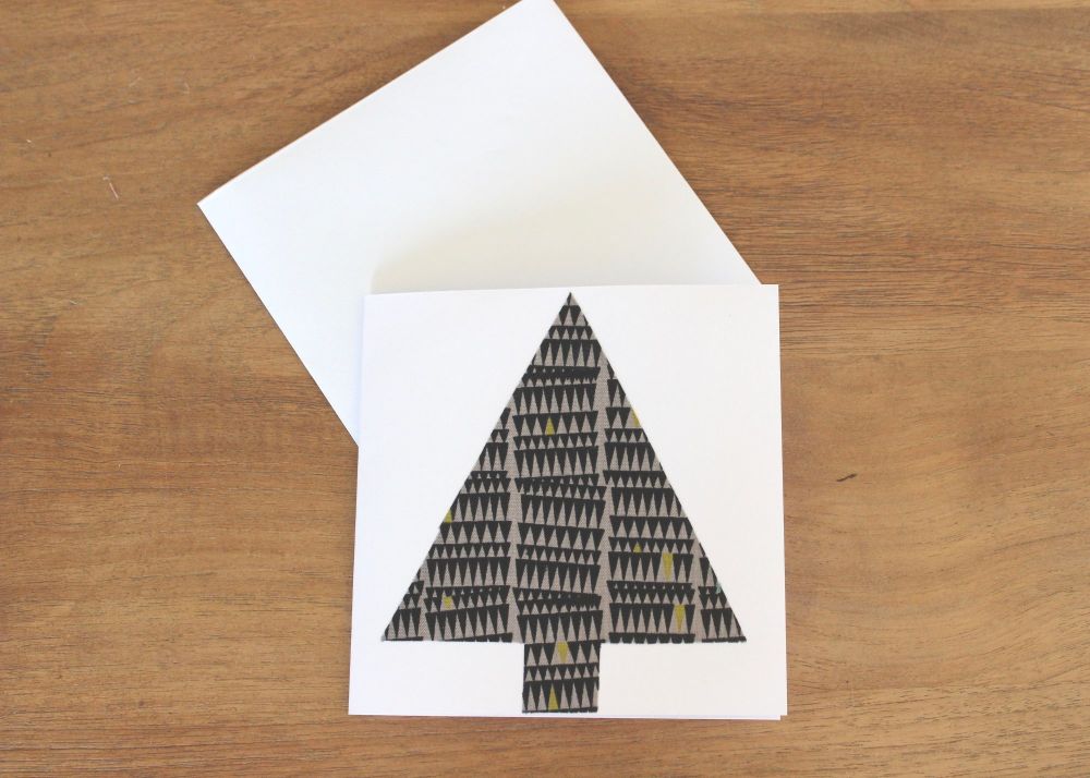 Handmade Christmas Card (Single Trees(9))