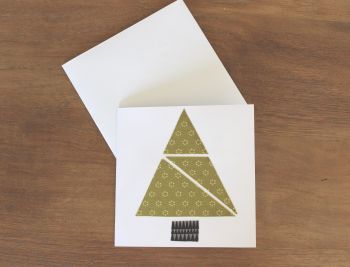 Handmade Christmas Card (Tree and Base(2))