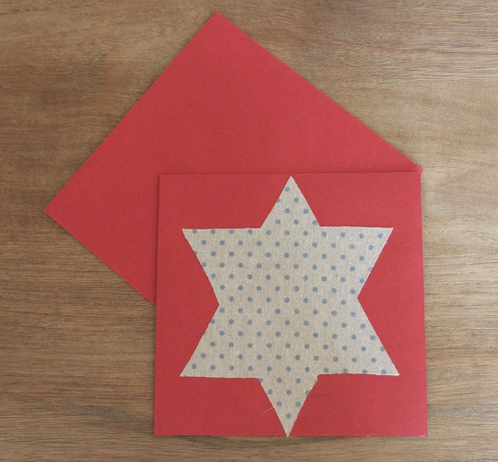 Handmade Christmas Card (Star(1))
