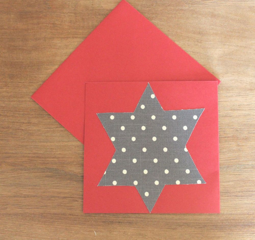 Handmade Christmas Card (Star(2))