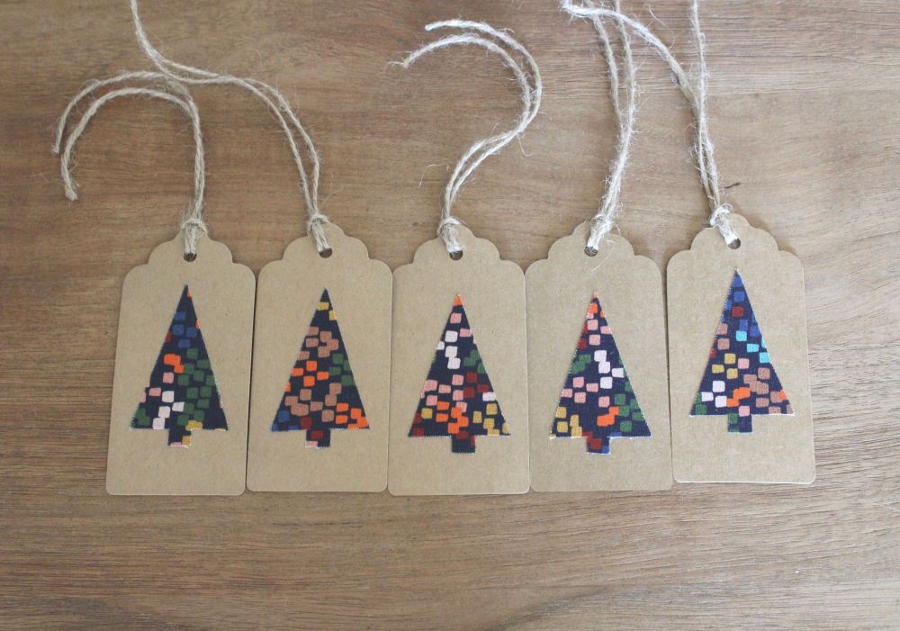 5 Christmas Tree Gift Tags