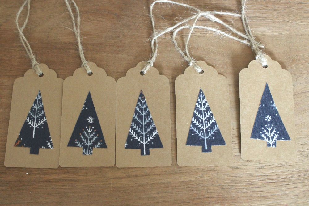 5 Christmas Tree Gift Tags(2)