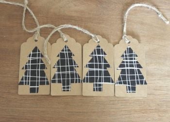 4 Christmas Tree Gift Tags(10)