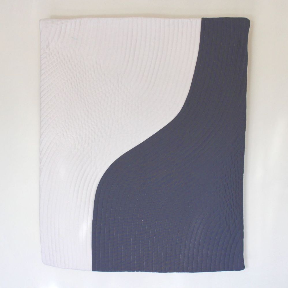 Half And Half - Quilted Wall Hanging
