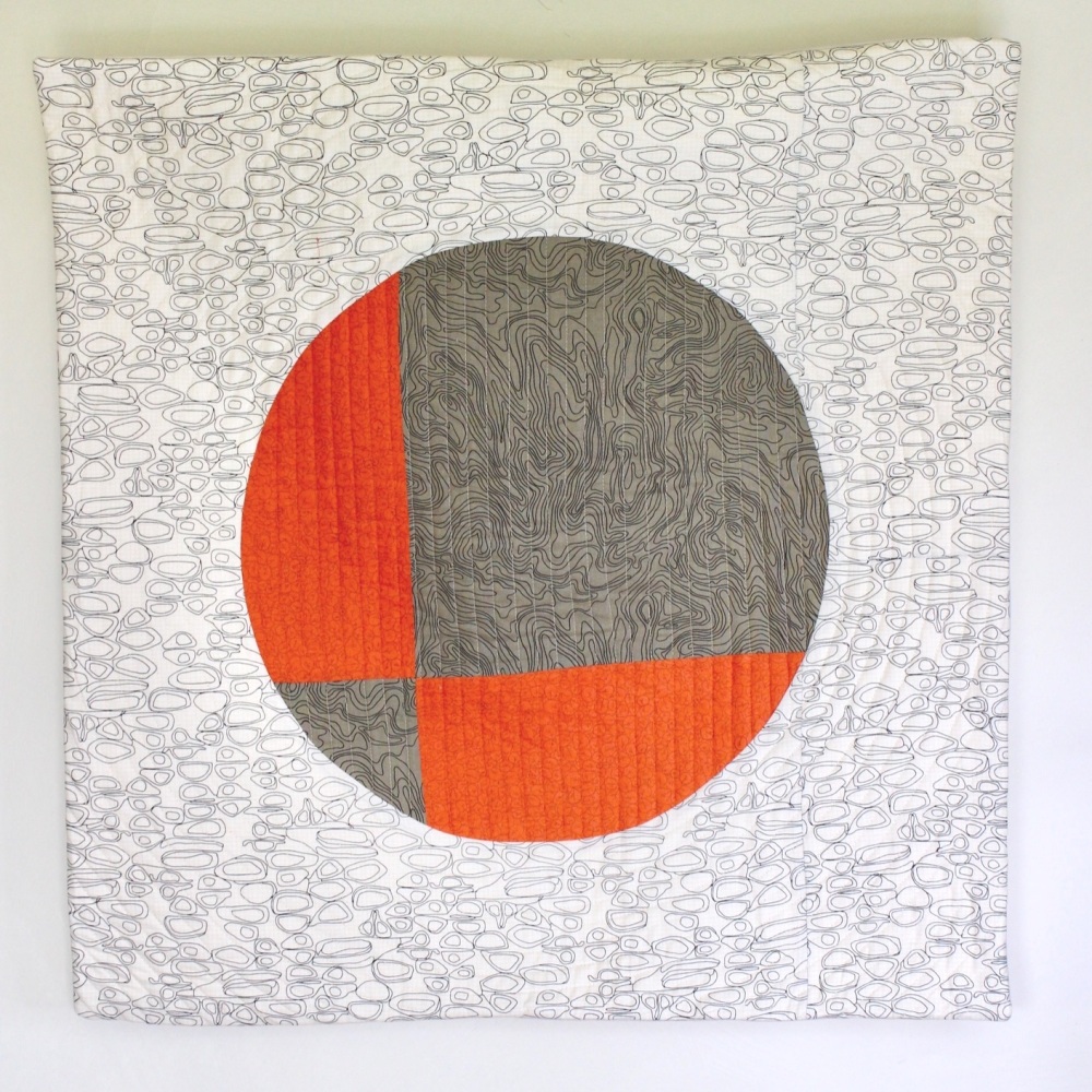 'Contours' Quilted Wall Hanging