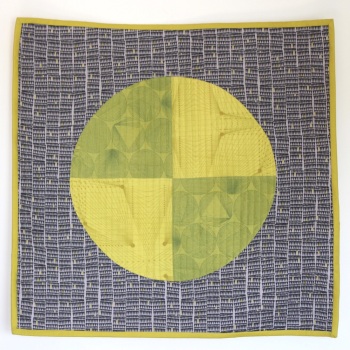 'Modern World' Quilted Wall Hanging