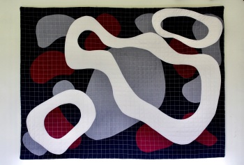 'Pools' Quilted Wall Hanging