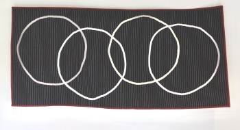'Linked Rings'  Quilted Wall Hanging