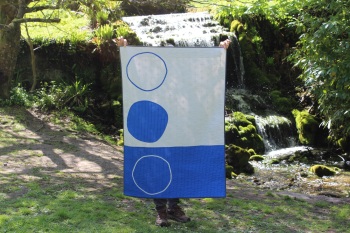 Circles x 3 Quilted Wall Hanging