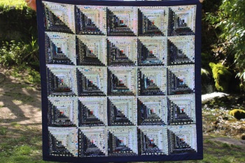 Scrappy Log Cabin Quilt
