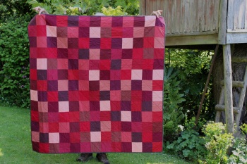 Kona Reds Patchwork Quilt