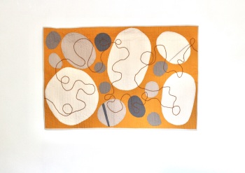 Pebbles On A Sandy Beach Quilted Wall Hanging