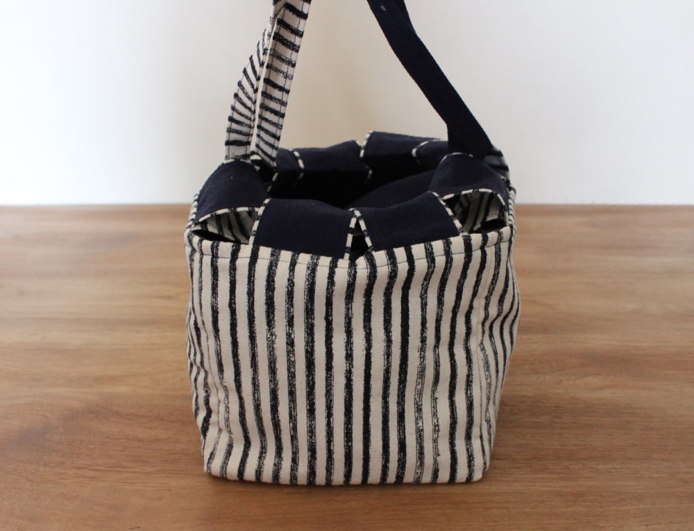 Japanese Rice Bag - Midnight Garden Swirls - Extra Extra Large