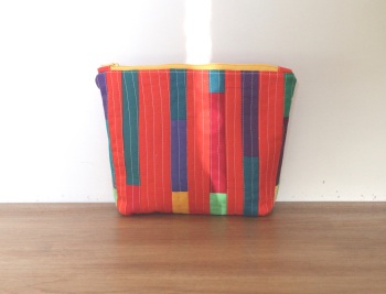 A Dorset Patchworks Bits And Bobs Patchwork Pouch (Stripy)(2)