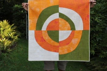 Improv Circle Baby Patchwork Quilt