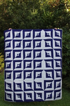 Square Within A Square Within A Square Hand Quilted Patchwork