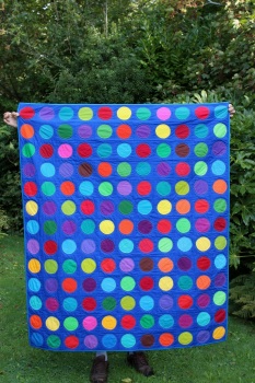 Circles Galore Hand Quilted Patchwork