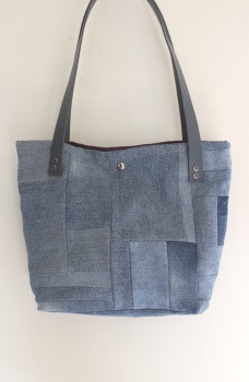 Upcycled Denim Tote Bag(3)