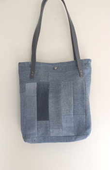 Upcycled Denim Tote Bag(4)