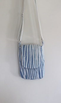 Shibori Quilted Cross-Over Bag