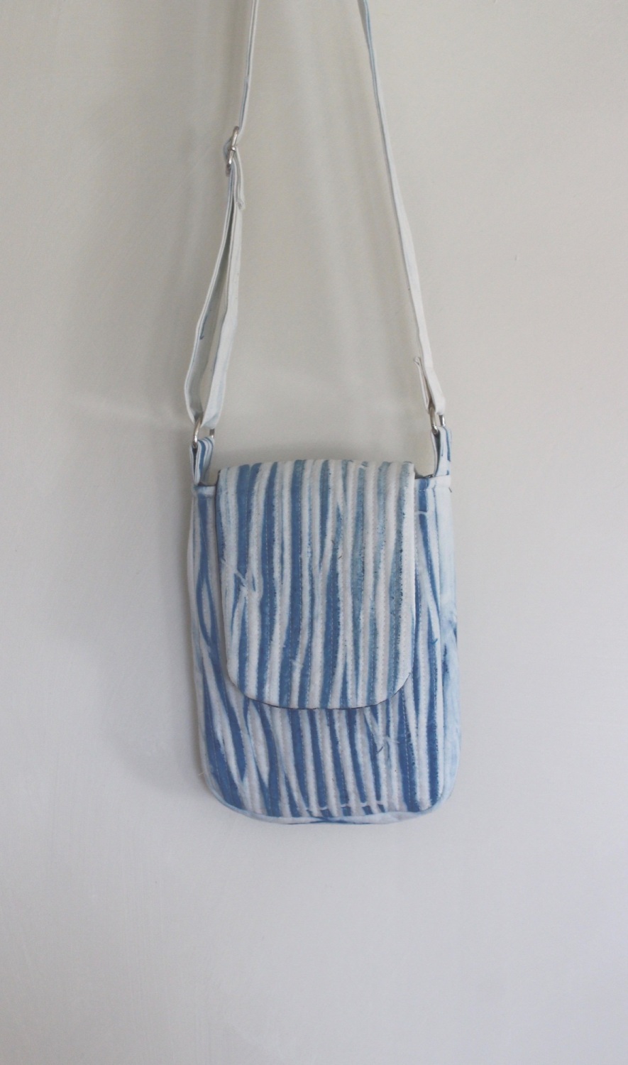 Shibori Quilted Cross-Over Bag