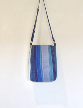 Blues Quilted Cross-Over Bag(2)